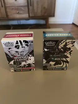 Black Bolt & White Flare Booster Bundle - 2 Box Set - Pokemon Scarlet & Violet - Image 1