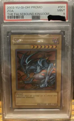 Konami Zoa TFK-001 The False Bound Kingdom Yu-Gi-Oh! Promo PSA 9 - Image 1