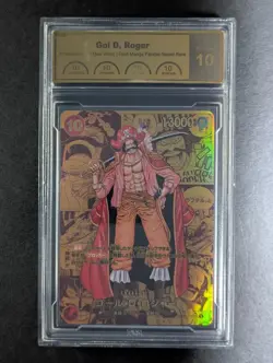 2024 One Piece GOLD MANGA GOL D. ROGER #OP09-118 Parallel SEC PCG 10 Pristine - Image 1