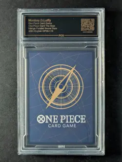 2024 One Piece MANGA MONKEY D. LUFFY #OP05-119 Parallel Secret Rare ENG PCG 10 - Image 2