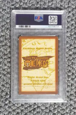 PSA 7 - 1999 One Piece Carddass Hyper Battle Holo Luffy #C01 - Image 2