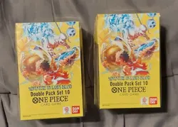 One Piece TCG OP-15 Lot Of (2) Adventure On Kami's Island Double Pack Set 10 - Image 1