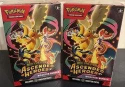 Pokemon TCG Mega Evolution Ascended Heroes Booster Bundle Box Lot of 2 - Image 1