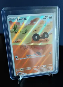Pokemon TCG: Sandile 135/086 - Black Bolt - Illustration Rare - English - Image 2