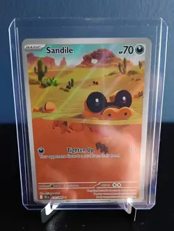 Pokemon TCG: Sandile 135/086 - Black Bolt - Illustration Rare - English - Image 3