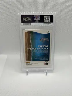 JERSEY NUMBER 1/10! 2023 Donruss Optic Victor Wembanyama -Splash! GOLD PSA 10 - Image 2