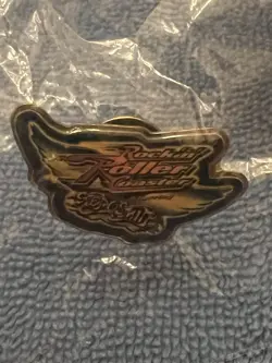 Rare Walt Disney World Rock ‘n’ RollerCoaster Cast Member Pin Still Sealed! 1999 - Image 1