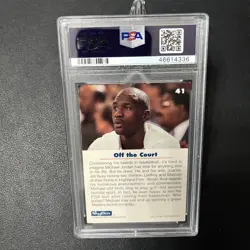 1992 SkyBox USA 41 Michael Jordan PSA 8 - Image 2