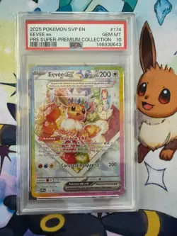 PSA 10 Eevee ex #174 SVP Promo Pokemon Prismatic Super Premium Collection - Image 1