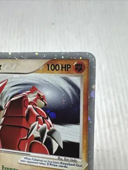Groudon ex 038 Holo Nintendo Collector’s Tin Black Star Promo Pokemon Card DMG - Image 4