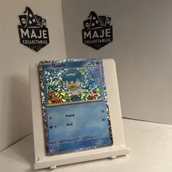 Pokemon TCG Quaxly Card Sparkle Holo Rare 3/75 Sun & Moon - Image 1