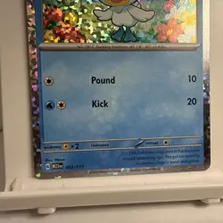 Pokemon TCG Quaxly Card Sparkle Holo Rare 3/75 Sun & Moon - Image 2