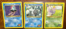 Pokemon TCG Gym Heroes 3 Rare Non-Holos Pack Fresh Cards Vintage - Image 1