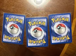 Pokemon TCG Gym Heroes 3 Rare Non-Holos Pack Fresh Cards Vintage - Image 2