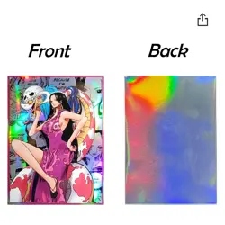 Trading Card ONE PIECE Boa Hancock Iridescent OPCG Card Sleeves67X92mm Standard - Image 3