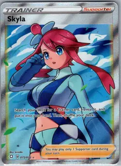 Skyla (Full Art) 072/072 Shining Fates - Pokemon Card - NM - Image 1
