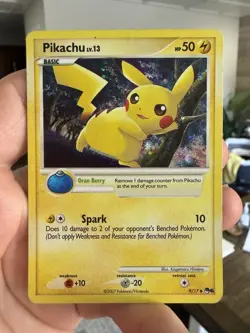 Pikachu - 9/17 - Pokemon TCG Pop Series 6 Holo Card HP - Image 1