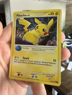 Pikachu - 9/17 - Pokemon TCG Pop Series 6 Holo Card HP - Image 4