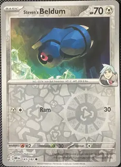 Steven's Beldum 143/182 Sv10: Destined Rivals Reverse Holo - Pokemon Card - Image 1