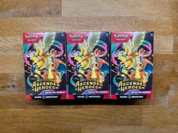 Pokemon TCG - 3x Ascended Heroes Booster Bundle - Brand New Sealed - Image 1