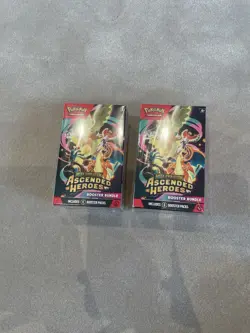 Pokemon TCG Mega Evolution Ascended Heroes Booster Bundle X2 New Sealed - Image 1