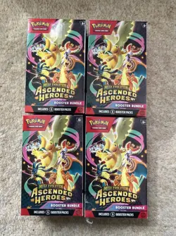 4x Pokemon TCG: Ascended Heroes Booster Bundle Brand New & Sealed ✅ - Image 1