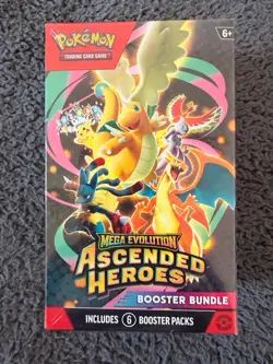 Pokemon TCG: Mega Evolution Ascended Heroes - Booster Bundle New and Sealed - Image 1