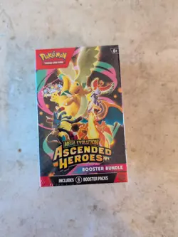 Pokemon TCG Ascended Heroes Booster Bundle (6 Packs) – Factory Sealed – New - Image 1