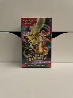 Pokemon TCG Ascended Heroes Booster Bundle - 6 Booster Packs New and Sealed - Image 1