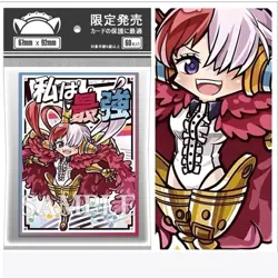 Trading Card ONE PIECE Uta Iridescent OPCG Card Sleeves 66X91mm Standard Size#10 - Image 1