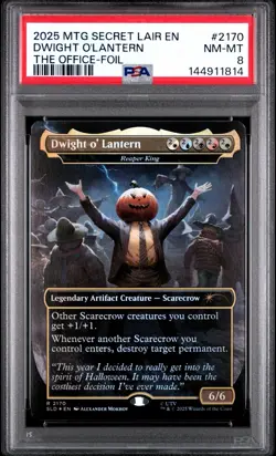2025 MAGIC: THE GATHERING SECRET LAIR DROP #2170 DWIGHT O'LANTERN PSA 8 - Image 1