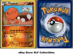 2012 Pokemon, B&W Boundaries Crossed, #83/149 Trapinch, Reverse Holo Common - Image 1