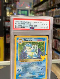 Blastoise Holo Celebrations 2/102 (Pokemon, Wizard) **PSA 10** - Image 3