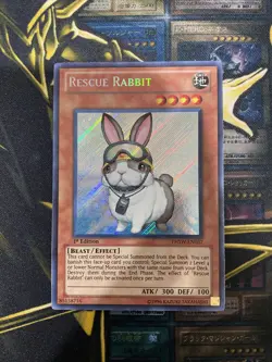 Yu-Gi-Oh! - Rescue Rabbit PHSW-EN037 - 1st Edition Secret Rare NM - Image 1