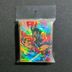 Trading Card ONE PIECE Zoro Iridescent OPCG Card Sleeves 67X92mm Standard Size - Image 3