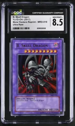 Black Skull Dragon *CGC 8.5* Ultra Rare *MRD-018* 2017 * Yugioh - Image 1