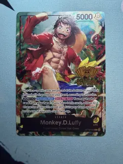 Monkey.D.Luffy (2nd Anniversary Tournament) ST13-003 One Piece Promotion... - Image 1