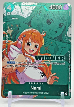 One Piece TCG Nami P-102 – Winner Pack 2026 Vol.2 – EN – NM - Image 1
