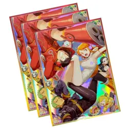 60PCs Trading Card ONE PIECE Nami Luffy OPCG Card Sleeves 66X91mm Standard Size - Image 1