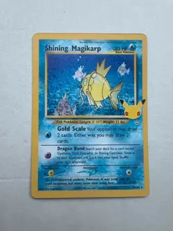 Pokemon TCG Celebrations Shining Magikarp Holo Card 66/64 Classic Collection - Image 1