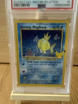 PSA 10 Shining Magikarp 66/64 Celebrations Classic Collection Pokemon TCG - Image 3