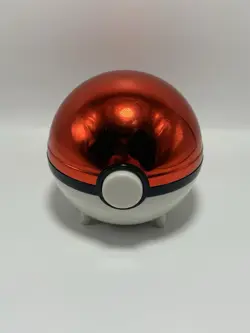 1999 POKEMON PIKACHU 23K GOLD PLATED TRADING CARD IN POKEBALL #25 - Image 2