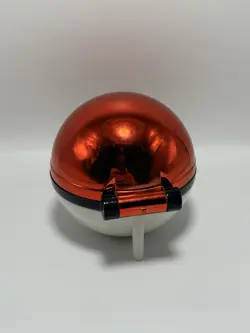 1999 POKEMON PIKACHU 23K GOLD PLATED TRADING CARD IN POKEBALL #25 - Image 4