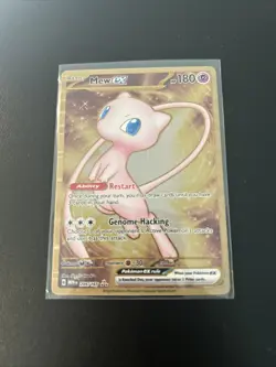 Pokemon TCG Mew EX Metal Gold NM 205/165 Scarlet & Violet 151 Promo Card - Image 1