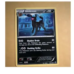 Pokemon Umbreon Stage 1 Dark Explorers 60/108 Uncommon Regular 100HP Card Eng - Image 1