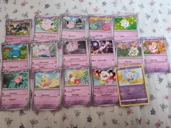 lot of 16 Pokemon Cards Pink & Girly aesthetic MINT - Image 1