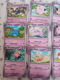lot of 16 Pokemon Cards Pink & Girly aesthetic MINT - Image 2