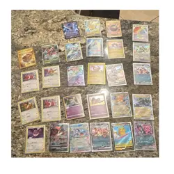 Pokemon TCG 25 Card Lot Eevee Pikachu Lapras Snorlax Umbreon GX V Vmax Foil - Image 1