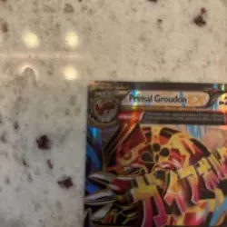 Pokemon Groudon EX Full Art Holo Ultra Rare Card XY Primal Clash 151/160 - Image 2