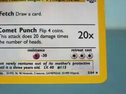 Kangaskhan 5/64 Holo Rare Jungle Wizards Pokemon Card - Lightly Played / MP - Image 5